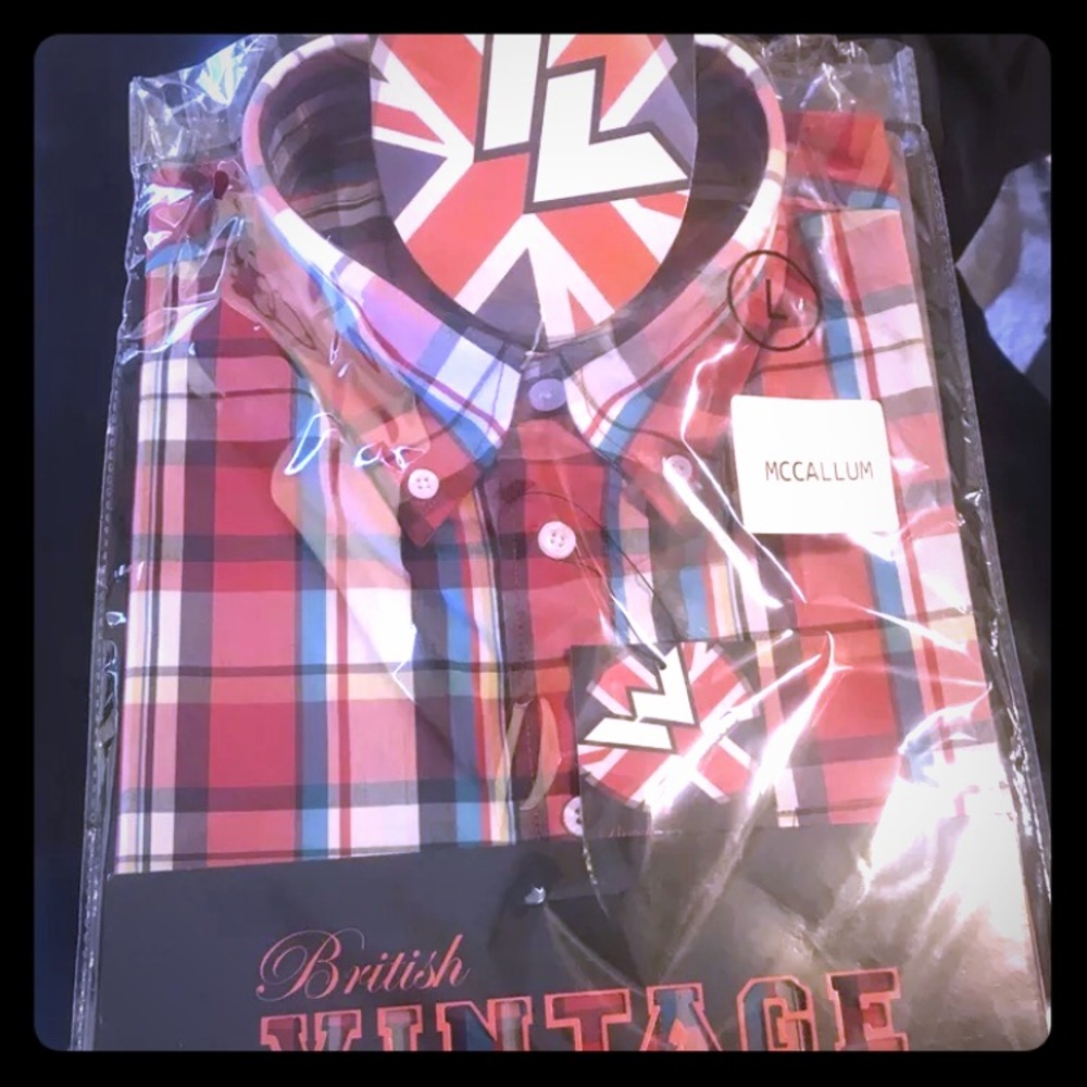 Warrior “McCallum” Punk/Skin/Ska/Mod button up.